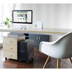 Office Stativ til pc universel vogn med hjul til kabinet 