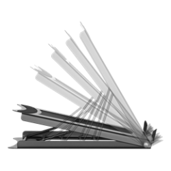 OFFICE Sammenfoldelig stativ til brbar tablet op 10-15"