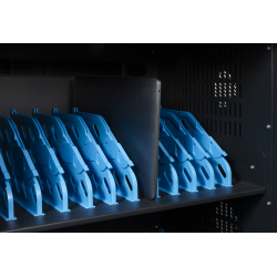 Ladestation AC / USB Ladeskab opladningsvogn hjul/ls til 36 brbar laptops Tablets op til 14"