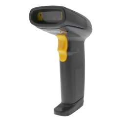 Stregkodescanner hndscanner med CCD-teknolog 500mm rkkevidde IP65 USB sort