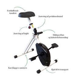 Ergonomisk Skrivebordscykel Easy deskbike kontorcykel