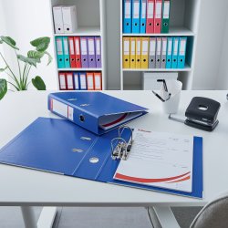 Brevordner ringbind A4 mappe 75mm med luk flere farver (10 stk ) 