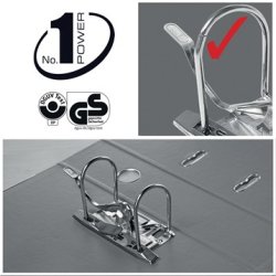 Brevordner ringbind A4 mappe 75mm med luk flere farver (10 stk ) 