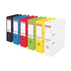 Brevordner ringbind A4 mappe 75mm med luk flere farver (10 stk ) 