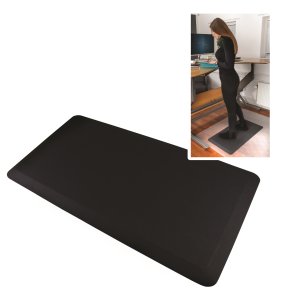 AFS-TEX 3000 ergonomisk st�m�tte aflastningsm�tte til siddende og st�ende arbejde 50x100 cm midnight 