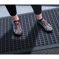 Underlag Aflastningsmtte Doortex anti-fatigue gummi mtte 61x91 cm sort