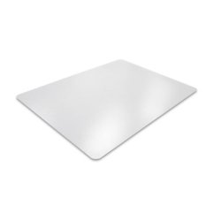 Underlag stoleunderlag stol skrivebord Valuemat transparant PVC 90x120 cm hrdt gulv