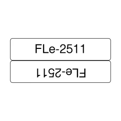 Brother Kabelflag 45mm x 21mm udstansede FLe-flag flere farver 