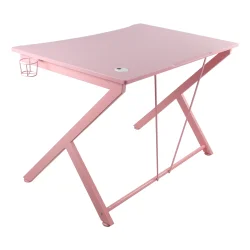 Gamingbord Skrivebord PVC behandlet overflade bjle til headset vlg Sort Pink eller Hvid Super pris