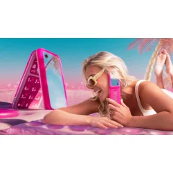 Nokia Flip telefon HMD Barbie Phone 2.8" 4G 128MB FM radio MP3 Player Strm pink