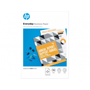 Papir A4 120g Kraftig HP professional Business til Brochure blankt til laserprinter (150 stk) 