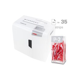 Makulator Shredstar S10 P2 6,0 strimler Destruer informationer papir CD kundekort 