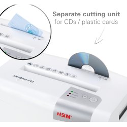 Makulator Shredstar S10 P2 6,0 strimler Destruer informationer papir CD kundekort 