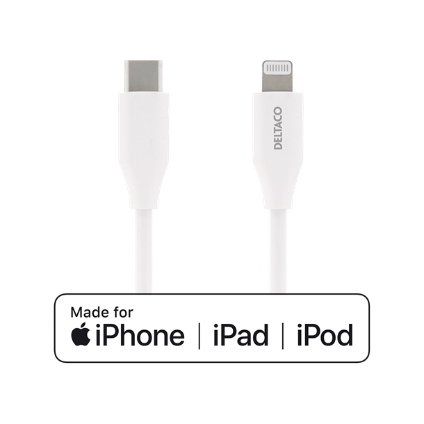 Kabel USB-C til Lightning passer til til iPad iPhone vlg flere 