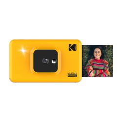 Kodak Mini Shot 2 Retro Instant Kamera sort/gul - klik og print billeder med det samme 