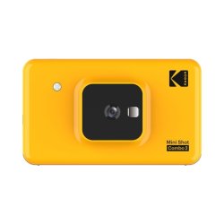 Kodak Mini Shot 2 Retro Instant Kamera sort/gul - klik og print billeder med det samme 