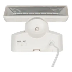 Solar LED Lys SOL 800 IP44 PIR sensor hvid Solpanel lys 