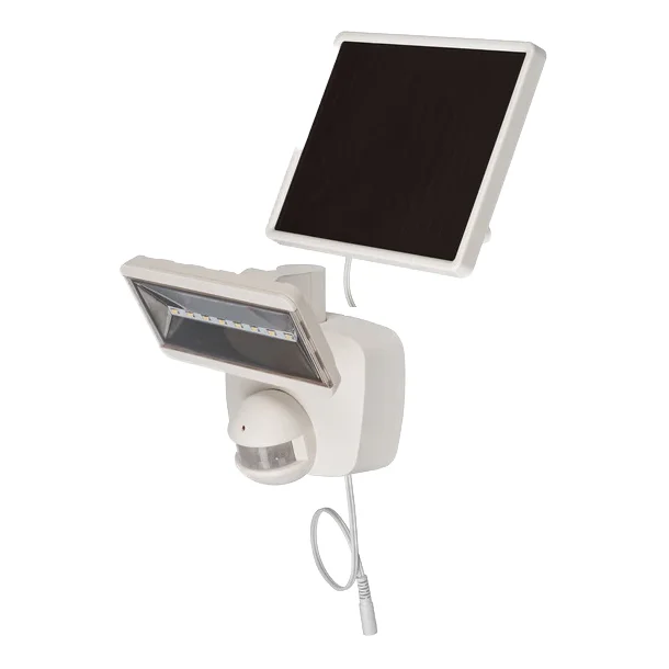 Solar LED Lys SOL 800 IP44 PIR sensor hvid Solpanel lys 