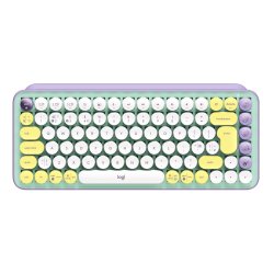 Logitech POP Keys Wireless Mechanical Keyboard med Emoji Keys Tastatur Nordisk  Daydream Mint  