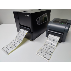 Brother labels LXP1N073100117N - til prof opm�rkning til olie og fedt Coated labelrulle eks. bild�k (kasse af 5 labelruller)
