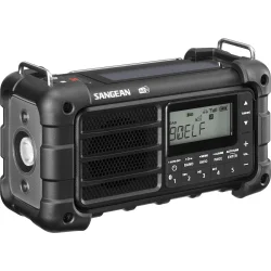 N�dradio Radio DAB+/FM-RDS/Bluetooth H�ndsving + Solar Radio bl� el. sort
