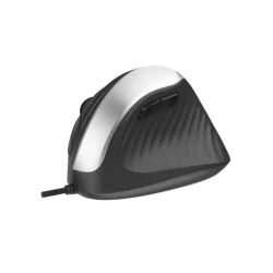 Mus kabel Silent lodret mus 4 knapper 1000 -1600 DPI sort Ergonomisk