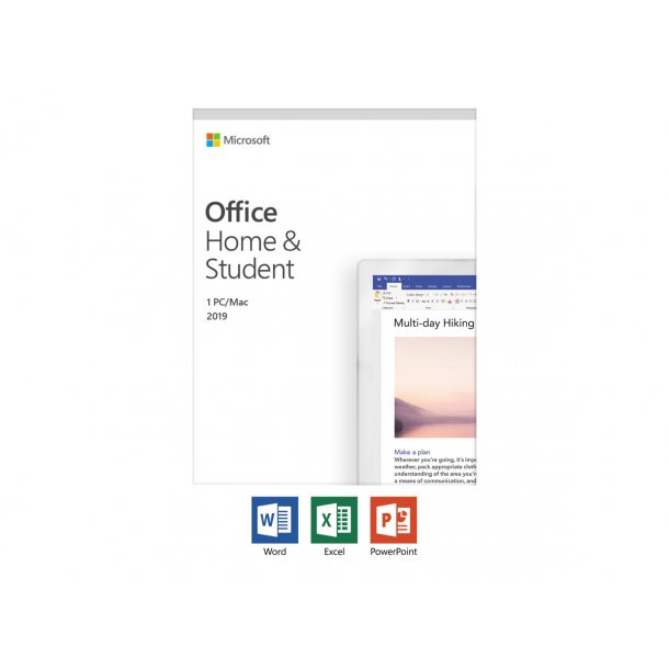 Microsoft Office Home og Student 2021 engangskb til pc og mac