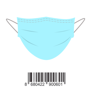 Mundbind 3-lags Type IIR Bl eller sort (10 stk i n pakke)