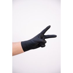 Nitrilhandsker Sort Nordic Protect Premium handsker til fdevareindustrien mm  (100 stk.)
