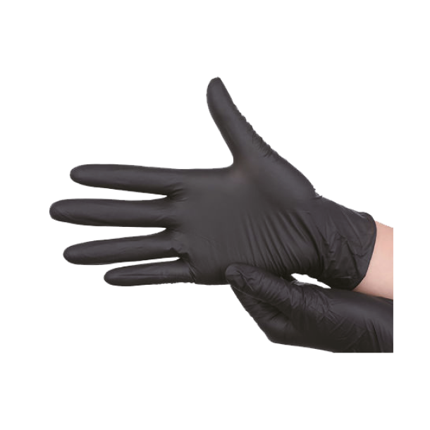 Nitrilhandsker Sort Nordic Protect Premium handsker til fdevareindustrien mm  (100 stk.)