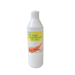 Hndgel desinficerende 85% med glycerol (500 ml) 25 stk. 