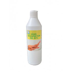 Hndgel desinficerende 85% med glycerol (500 ml) 25 stk. 