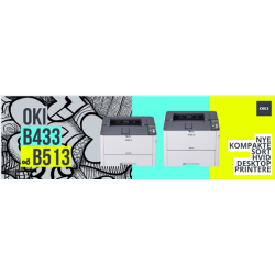 Printer OKI B513dn A4 Sort/hvid laserprinter Duplex USB Netvrk 