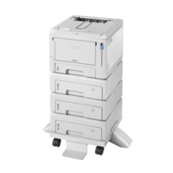 Styrehjulsbase Caster base til OKI B433 B433dn laserprinter  