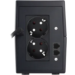 UPS anlg ndstrm ndanlg beskyt hjemmet hjemmekontoret mod strmafbrydelser 360Wh / 650VA out x2