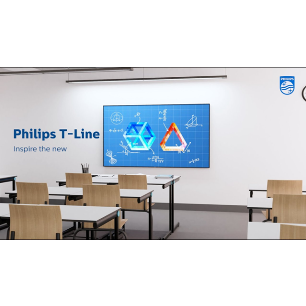 Skrm 65" Philips T-line 65BDL3552T 4K UHD 3840 x 2160 interaktiv berringsskrm 