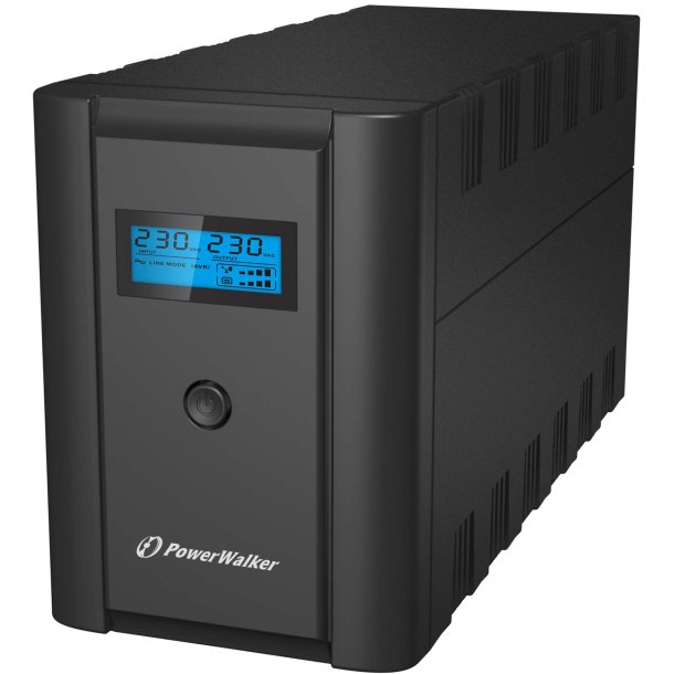 UPS anlg ndstrm beskyt virksomheden hjemmekontoret mod strmafbrydelser 1200W / 2200VA USB Out 4x