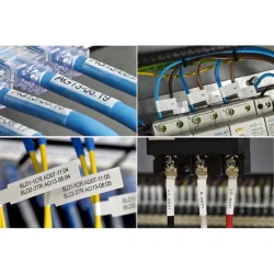 Brother Kabelflag 45mm x 21mm udstansede FLe-flag flere farver 