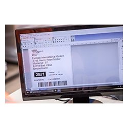 Brother QL-1100NWB labelsprinter USB LAN Wi-Fi BT bred fragtlabels stregkoder mm