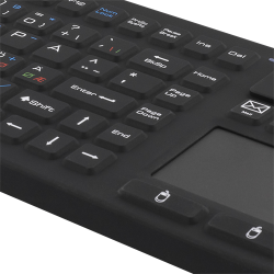 Tastatur trdls med touchpad Nordic IP65 til miljer med snavs og fugt