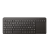 kompakte og trdlse mini-tastatur Wireless mini Keyboard med Touchpad sort 