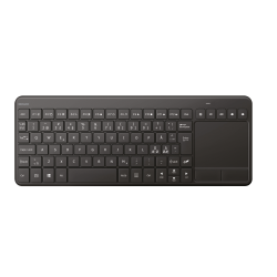 kompakte og trdlse mini-tastatur Wireless mini Keyboard med Touchpad sort 