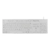 Tastatur kabel silikone IP68 105 keys Nordisk Hvid el. Sort industri K�kkener og f�devareproduktion