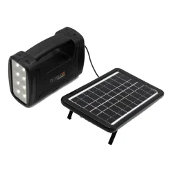 Solpanel solcelle 3W Solar Power Station Set med LED pre usb powerstation 