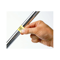 Brother TZeFX, flexible tape til kabler - sort p hvid