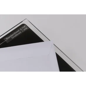 Brother TZe-tape 12mm laminerede Hvid tekst p tape flere farver 