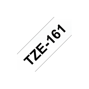 Brother TZe-tape, laminerede - Sort tekst p Klar tape 36mm, TZE-161 - TILBUD 