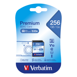 Verbatim SDHC/SDXC Memory kort 16GB - 256GBSecure Digital High-Capacity Class 10 