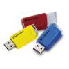 Verbatim Store 'n' Click USB-drev 16GB 3-pak rd/bl/gul