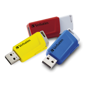 Verbatim Store 'n' Click USB-drev 16GB 3-pak rd/bl/gul